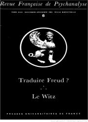 Traduire Freud ? – Singularité d’une écriture