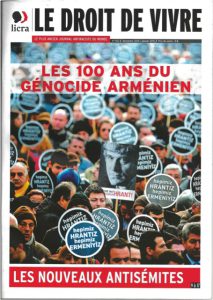 « Le Droit de Vivre » consacre un dossier sur « Les 100 ans du génocide arménien » : interview de Janine Altounian