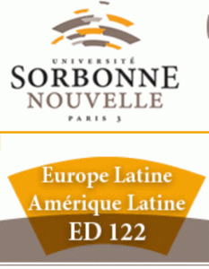 Séminaire de recherche « Violences extrêmes : Italie, Espagne, Argentine et Chili. Réécritures, post-mémoire » organisé par L’Ecole Doctorale « Europe latine – Amérique latine » de Paris 3 Sorbonne Nouvelle – 4 octobre 2019